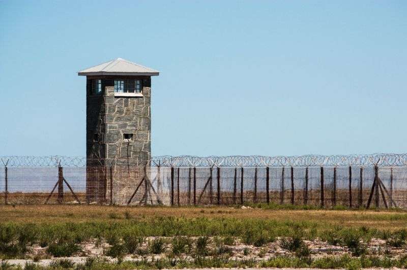 Former prison on Robben Island in Cape Town, South Africa