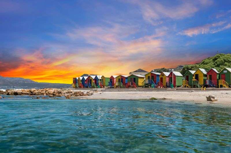 Muizenberg Beach cabins