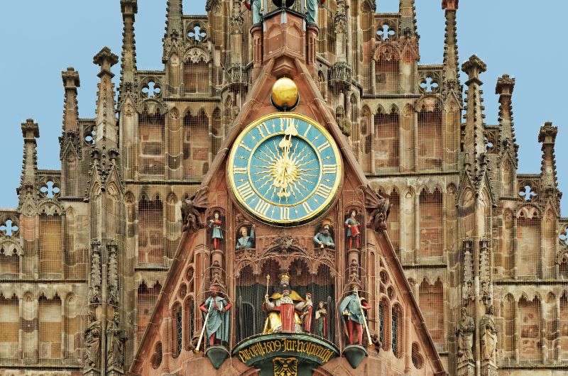 Frauenkirche medieval clockwork, Nuremberg