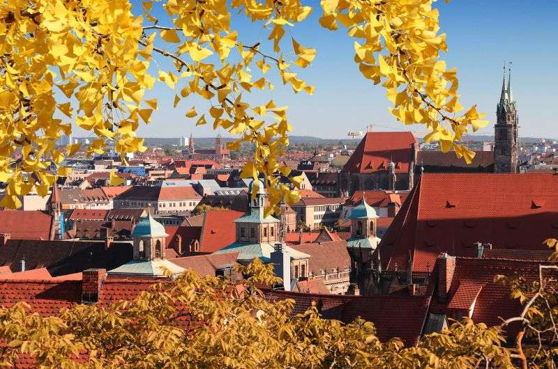 The city of Nuremberg in Germany