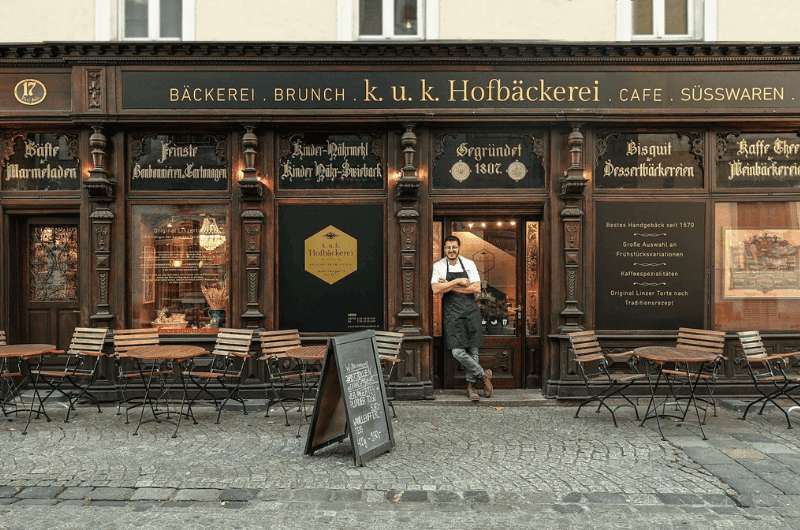 k.u.k. Hofbäckerei in Linz Pfargasse