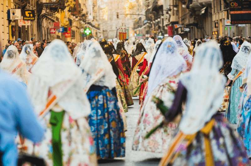 Las Fallas Festival in Valencia, Spain