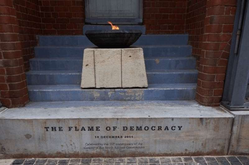 Flame of Democracy  in Johannesburg, South Africa