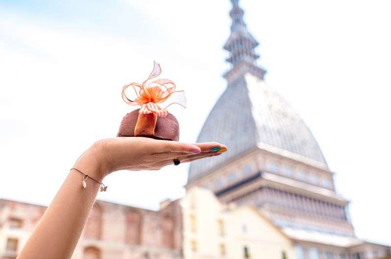 gift wrapped chocolate from Turin