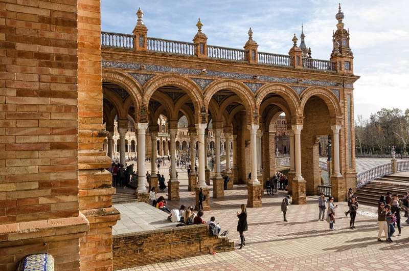 Parque de Maria Luisa in Seville, Spain