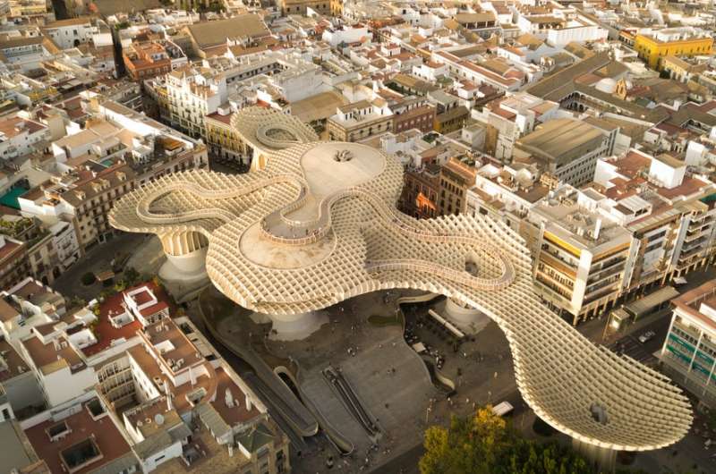 The Mushroom parasol in Seville, Spain