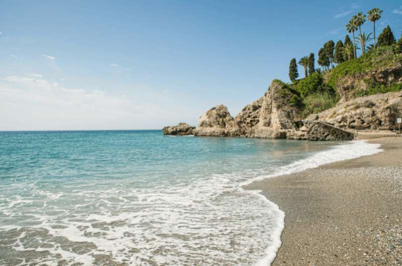 Beach in Nerja (Andalusia)