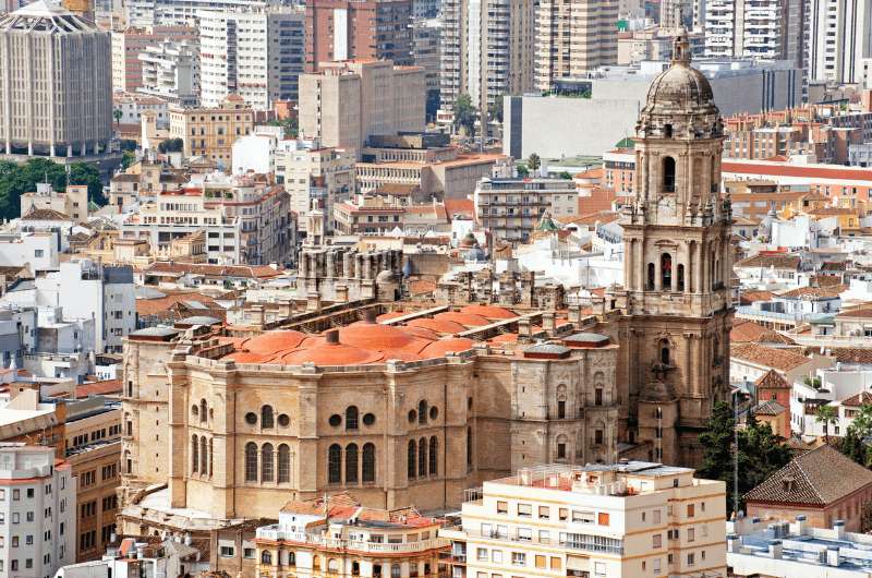 Cathedral in Malaga (Andalusia)