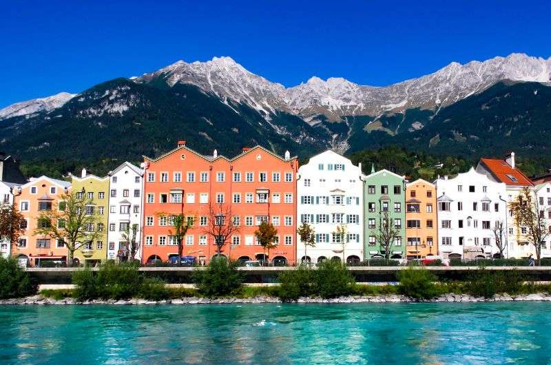 Innsbruck old town, Top cities in Austria