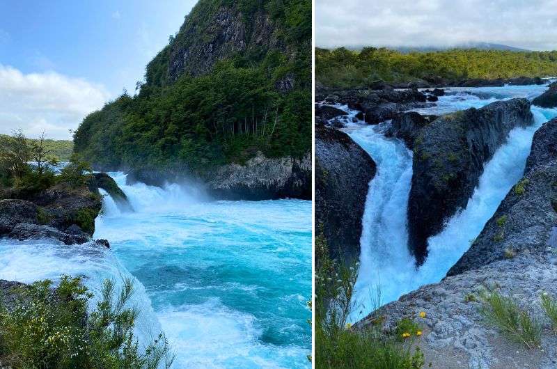 Petrohue Waterfalls in Chile, photos by Next Level of Travel