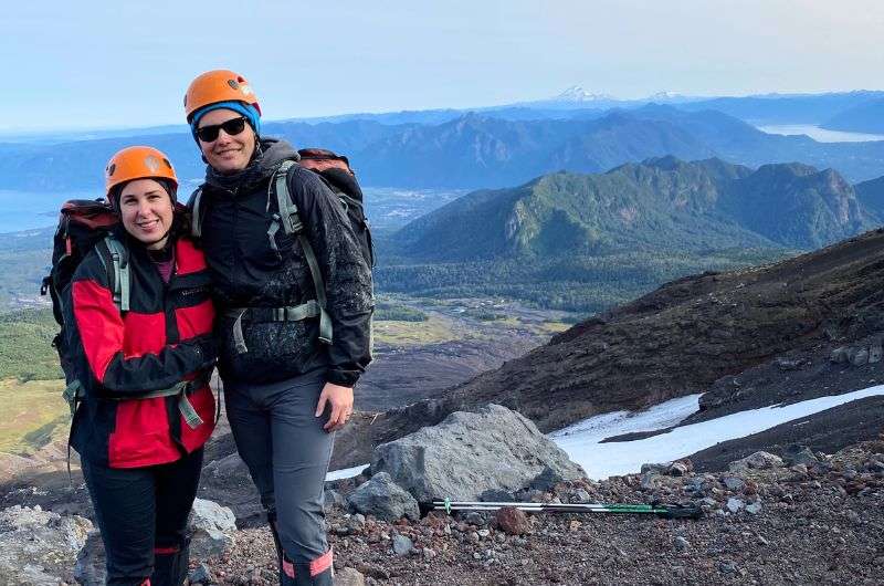 Climbing Villarrica, Chile, Volcano