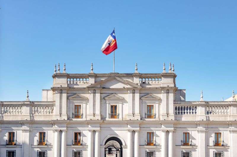 The City Hall of Santiago de Chile