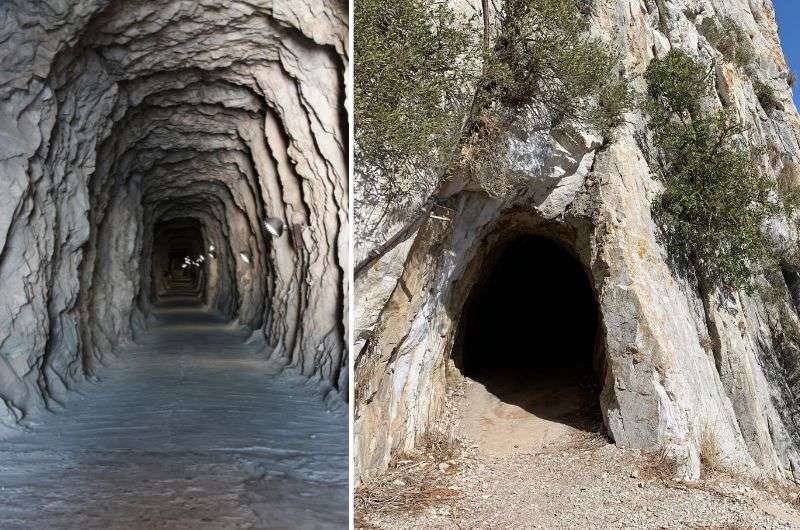 The Great Siege Tunnels in Gibraltar