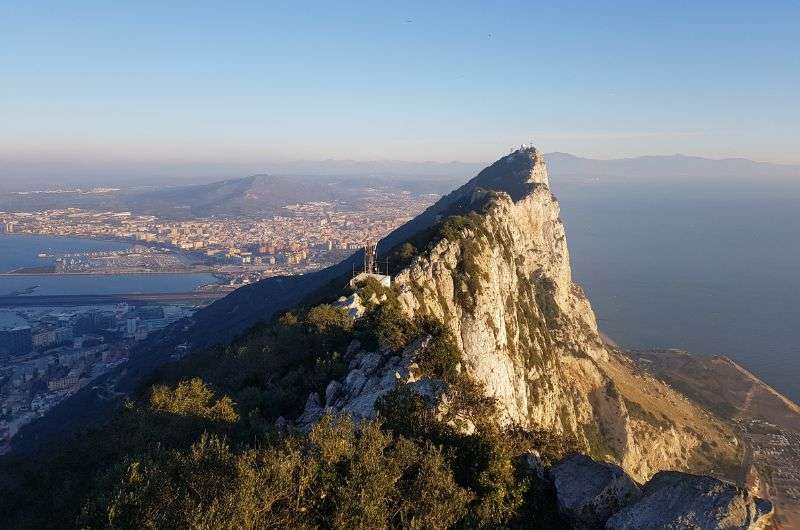 The Rock in Gibraltar, Spain-UK