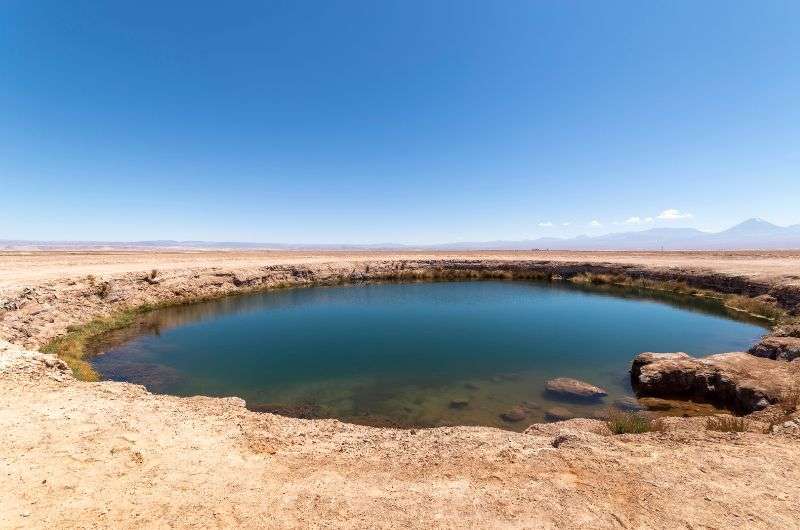 Exploring Ojos de Salar in Chile, San Pedro de Atacama