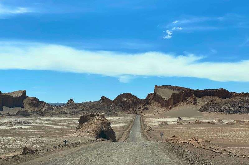 Driving to San Pedro de Atacama in Chile, photo by Next Level of Travel