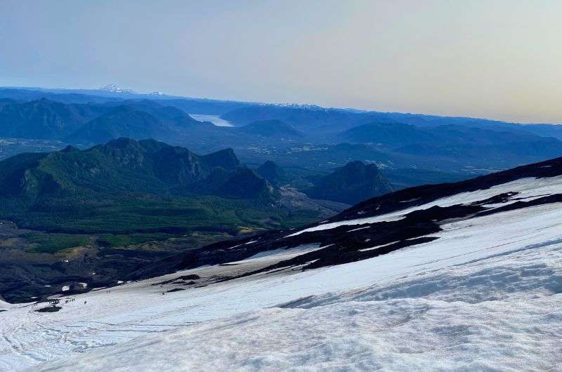 Climbing the Villarrica in Chile, photo by Next Level of Travel