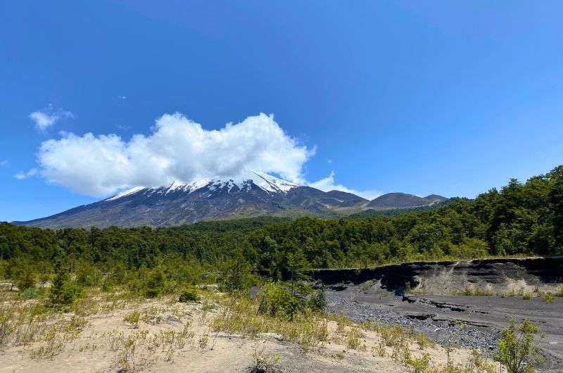 Osorno Volcano on Sendero Los Alerces Loop Trail in Chile, photo by Next Level of Travel