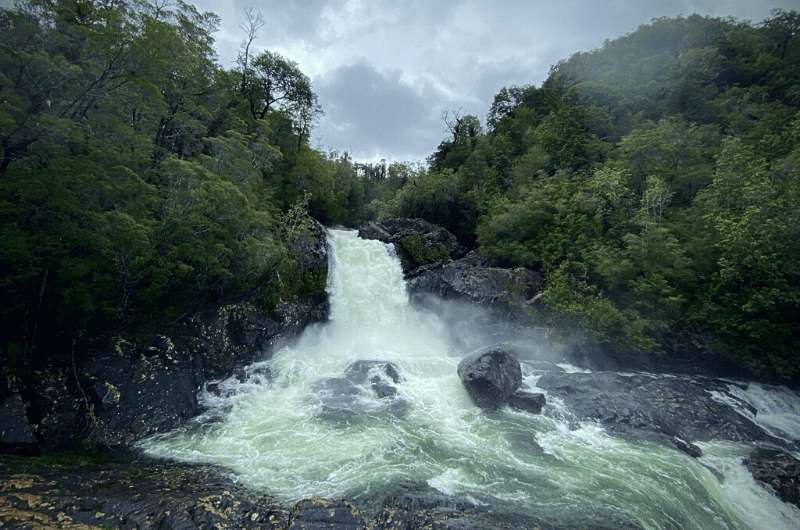 Salto Río Chaicas Trail in Chile