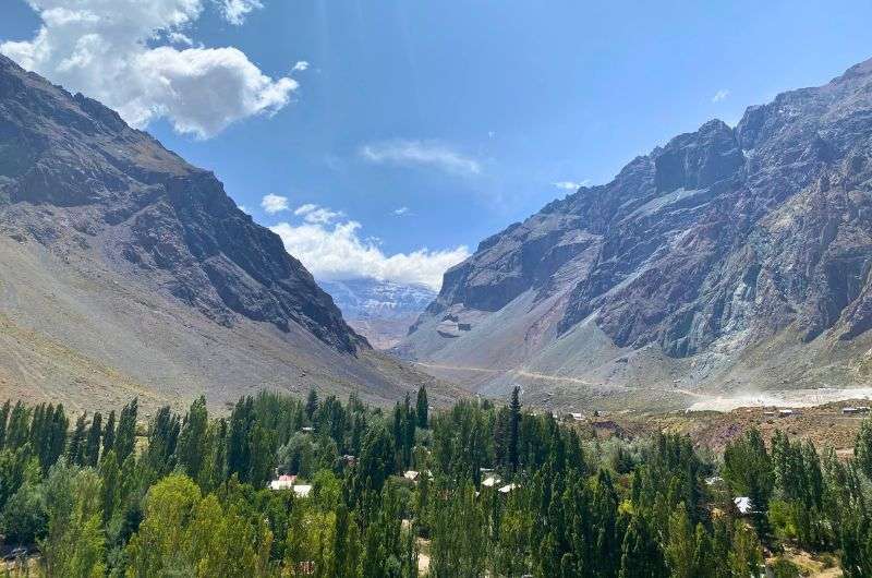 Scenery while hiking in Chile, photo by Next Level of Travel