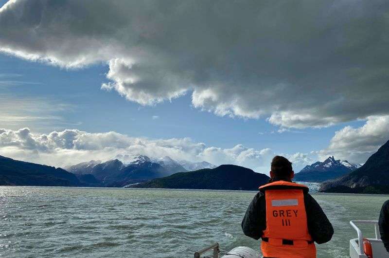 Taking a boat trip to the Glacier Grey in Chile, photo by Next Level of Travel