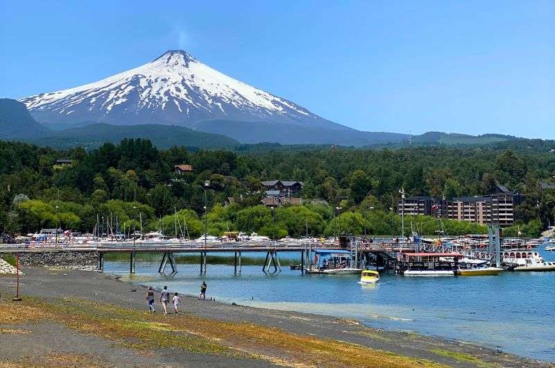 The volcano in Pucón in Chile, photo by Next Level of Travel