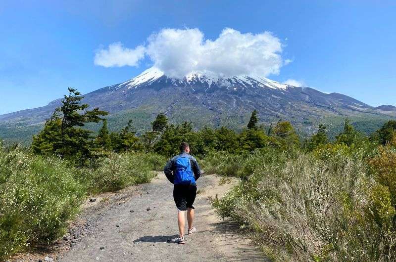 Traveler hiking in Chile, photo by Next Level of Travel