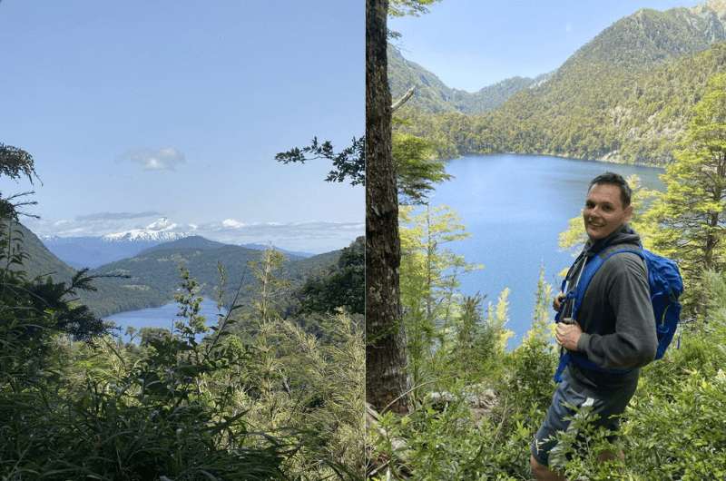 Traveler on Huerquehue Lakes trail in Chile, photo by Next Level of Travel