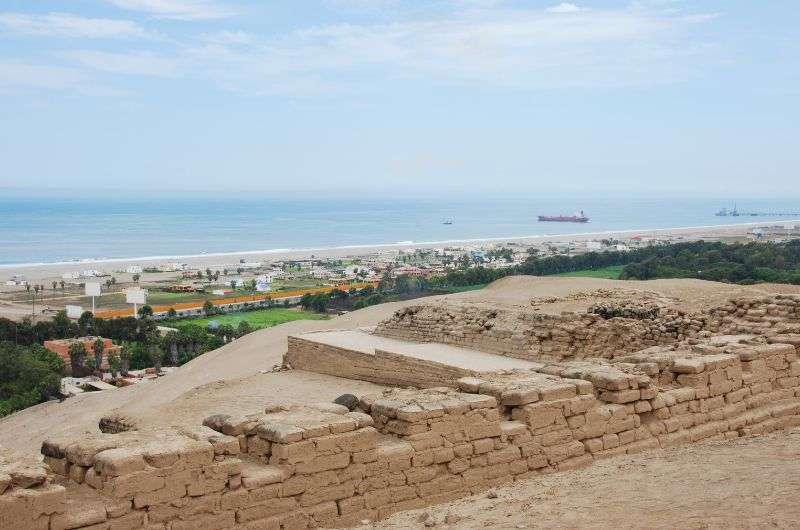 Pachacamac ruins in Lima, Peru