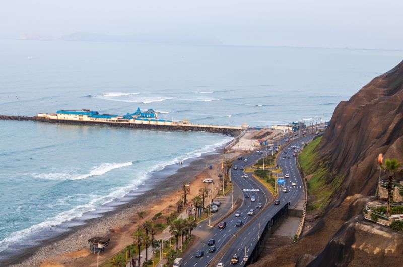 The city of Lima in Peru