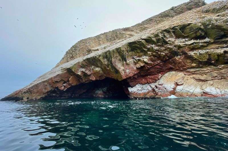 One of the rocks in Islas Ballestas in Paracas Reserve, South America, photo by Next Level of Travel