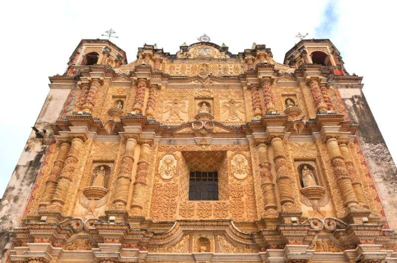 Templo Santo Domingo in San Cristóbal de las Casas, Mexico.