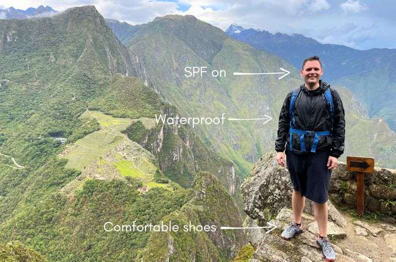 Tourist on Machu Picchu, Peru, photo by Next Level of Travel