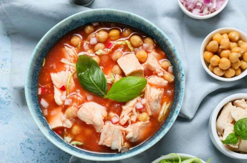 Pozole soup, food of Mexico