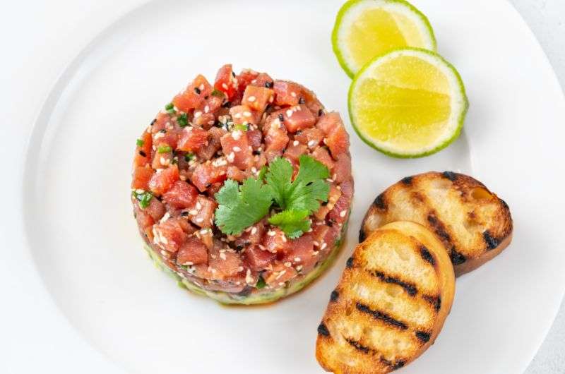 Tuna tartare, best food of Mexico