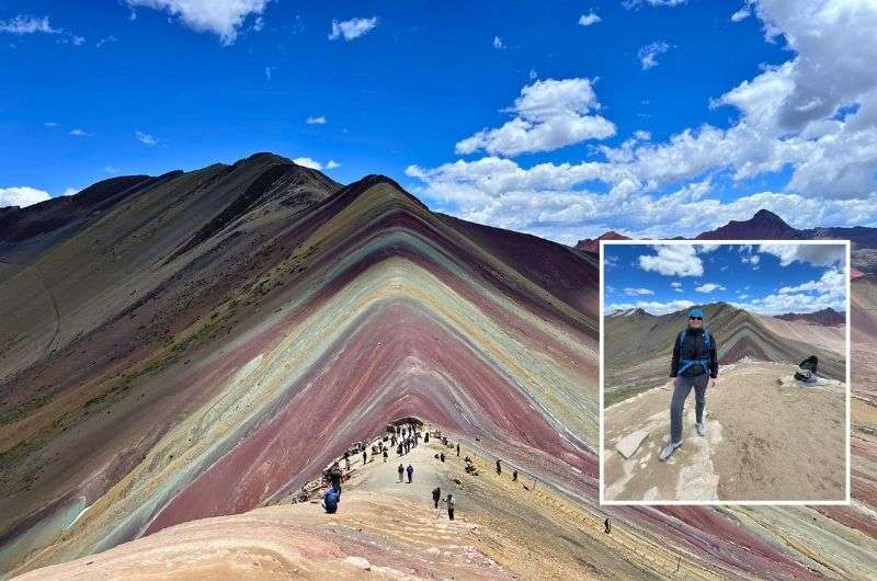 Rainbow Mountain colorful landscape in Peru, photo by Next Level of Travel