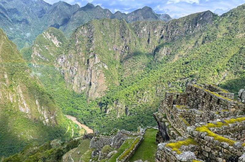 The Machu Picchu natural surroundings in Peru, photo by Next Level of Travel