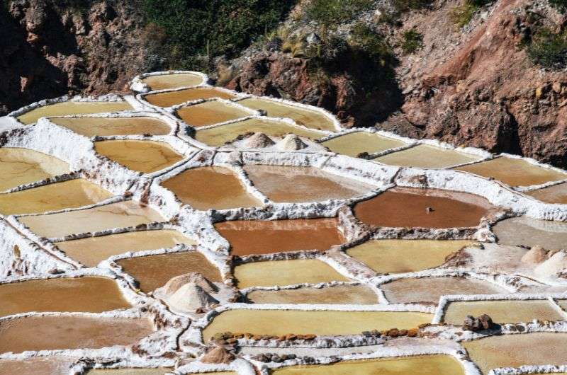 Maras salt pools in Peru