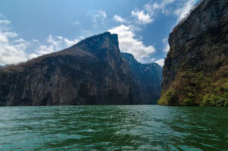  A boat trip in Sumidero Canyon National park, Mexico.