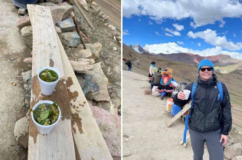 Drinking coca tea in Sacred Valley, photos by Next Level of Travel