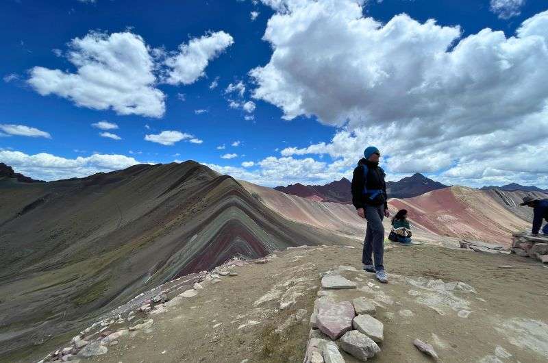 Hiking to Rainbow Mountain in Peru, photo by Next Level of Travel