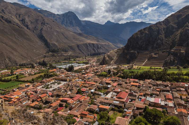 The Ollantaytambo city, one of the top ruins in Peru