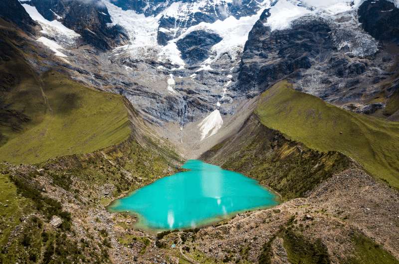 Humantay lake in Peru, day trip from Cusco