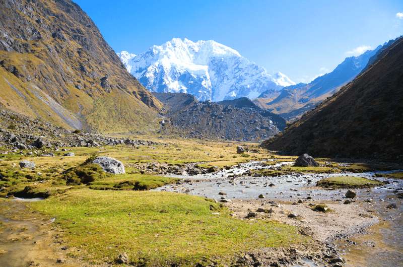Mountain terrain at Salkantay trek, Peru