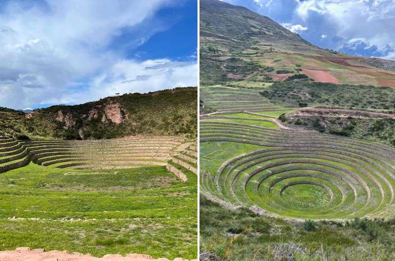 Round terraces at Moray, Sacred Valley, photos by Next Level of Travel