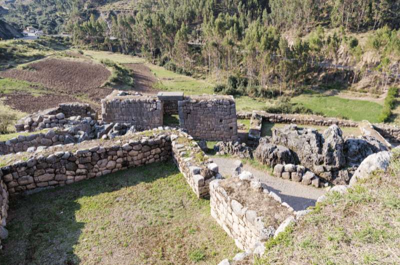 The Puka Pukara ruins in Cusco, Peru