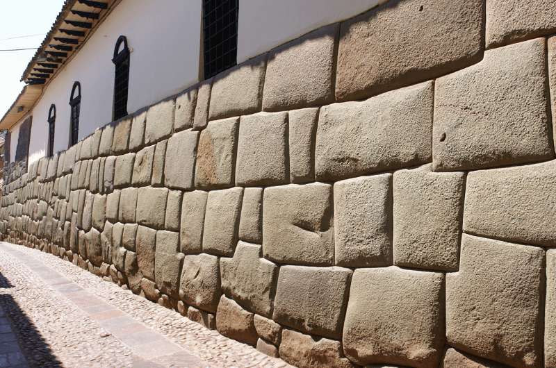 the rocks on the Incka Rock streets, Cusco things to see, Peru