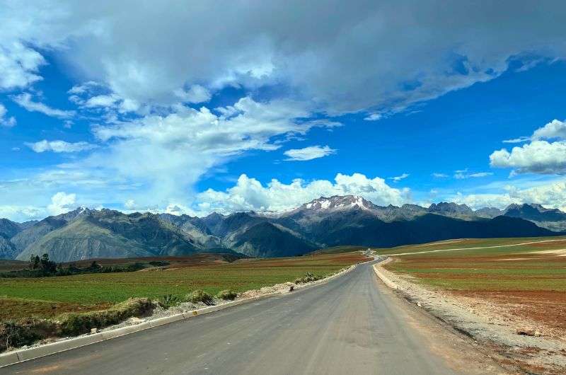 Driving on the road in Sacred Valley, photo by Next Level of Travel