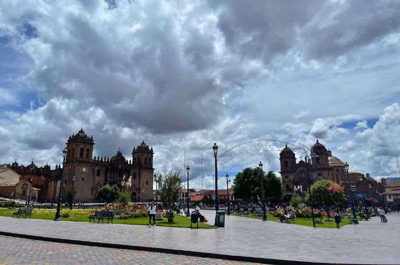 Main square in Cusco, Peru, photo by Next Level of Travel