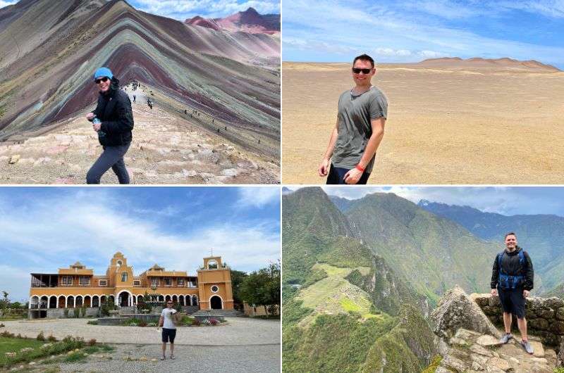 Tourist wearing clothes according to the weather during Christmas in Peru, photos by Next Level of Travel